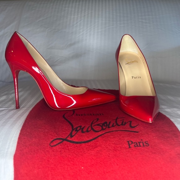 NEW Red Christian Louboutin "Kate Pump" - Picture 1 of 3
